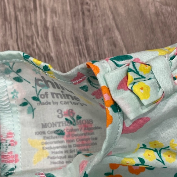 Carter’s Child of Mine Floral Baby Outfit Butterfly 3 month OC11 - Picture 3 of 3